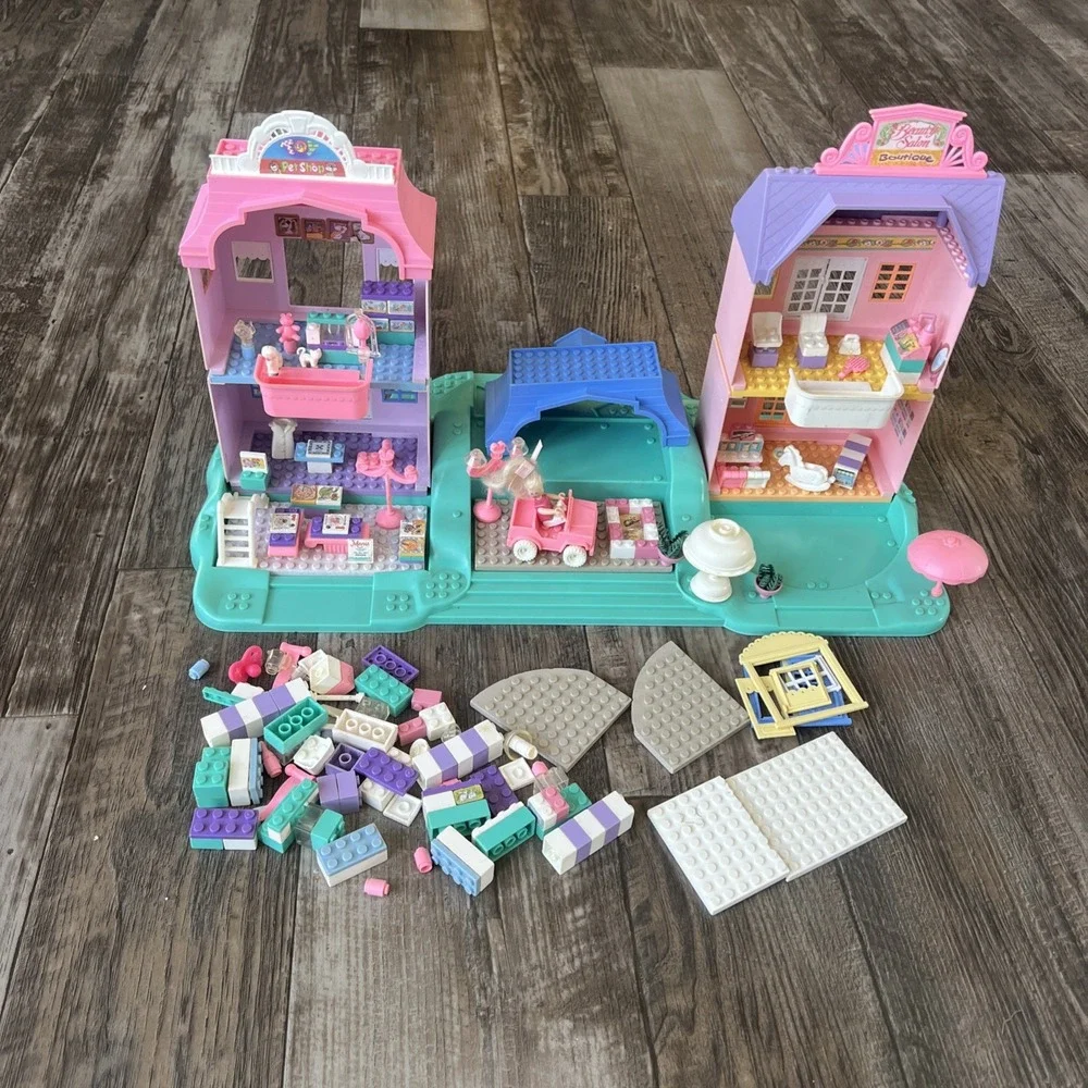 Mega Blocks Fantasy Shopping Avenue 9404 Incomplete Missing‎ Pieces Replacement